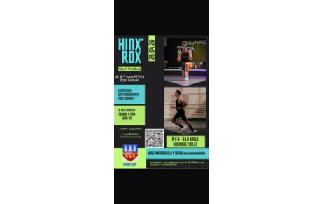 Venez participer à notre 1ère édition de l'Hinx'rox le 25 avril